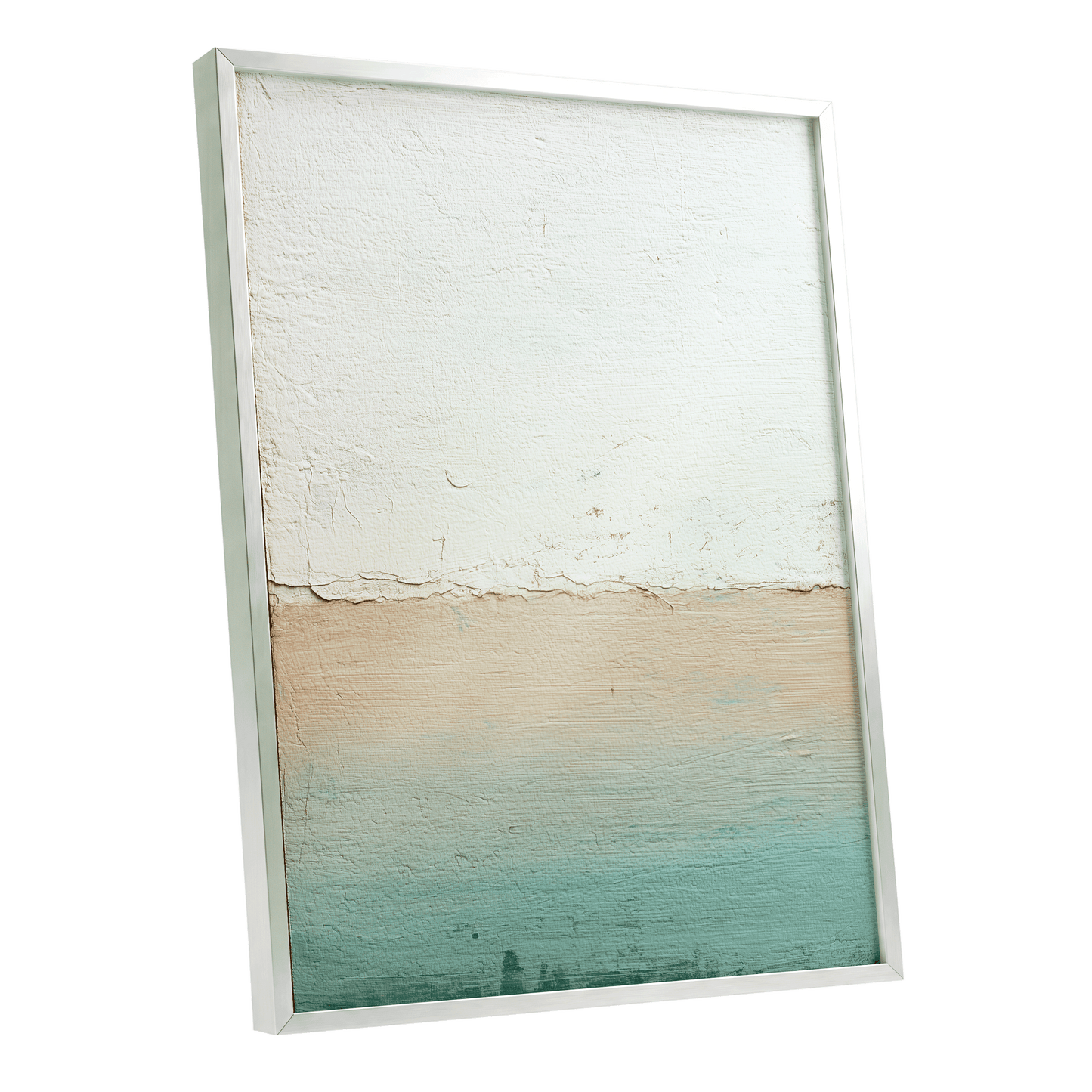 Quiet Divide – silver framed poster option