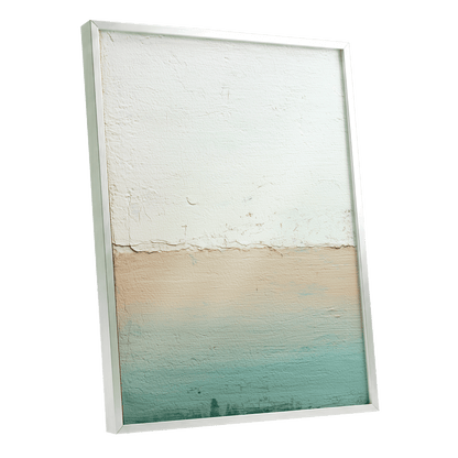Quiet Divide – silver framed poster option