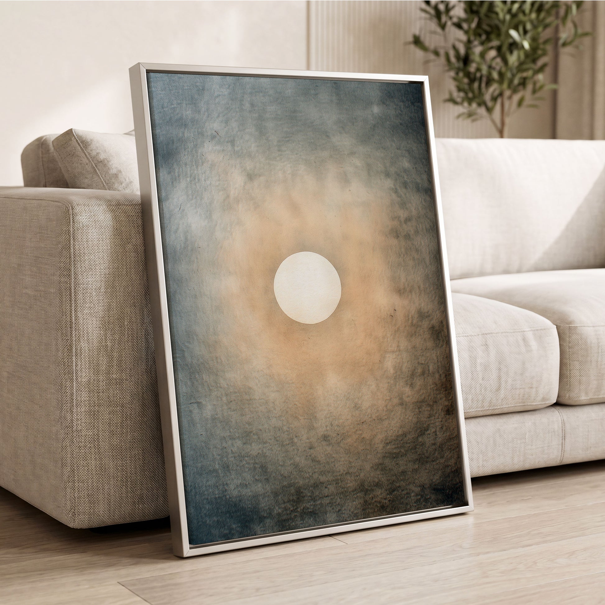 Quiet Orbit – wall art displayed in a styled interior, gallery view 2