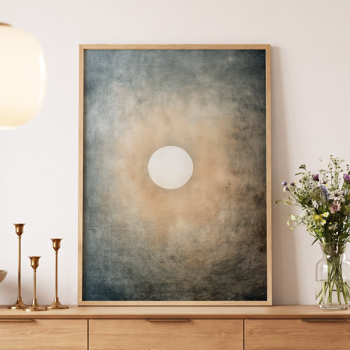 Quiet Orbit – wall art displayed in a styled interior, gallery view 5