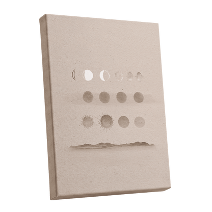 Quiet Orbit Study – stretched canvas option