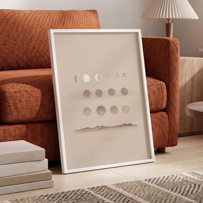 Quiet Orbit Study – wall art displayed in a styled interior, gallery view 6
