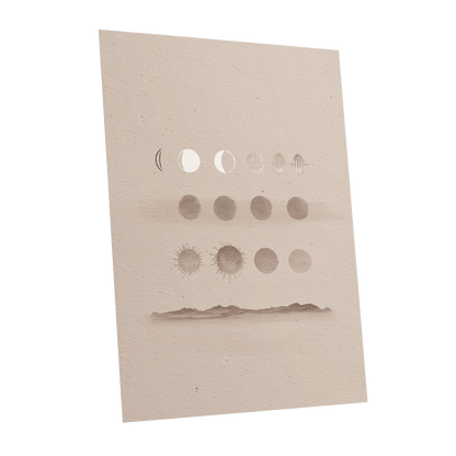 Quiet Orbit Study – unframed poster option