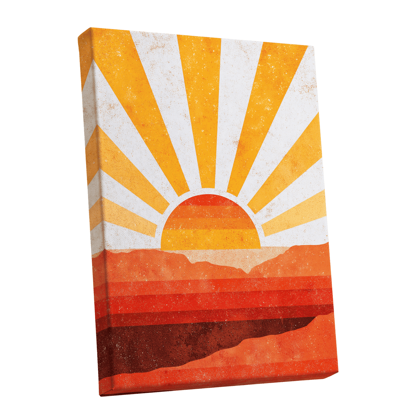 Radiant Desert Horizon – stretched canvas option