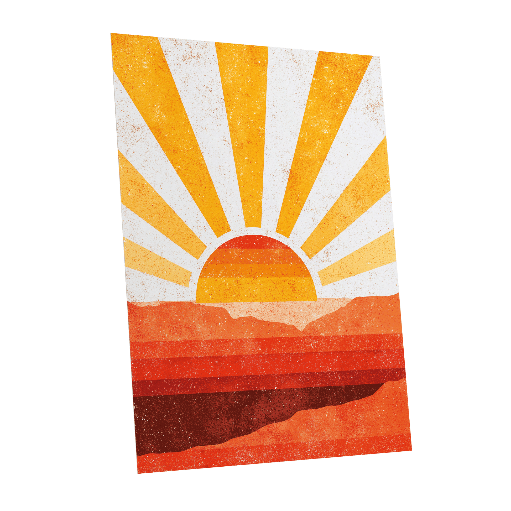 Radiant Desert Horizon – unframed poster option