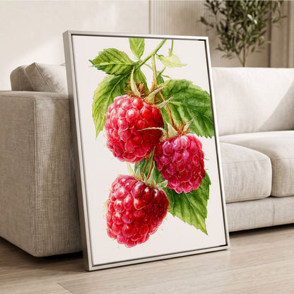 Raspberry Cascade – wall art displayed in a styled interior, gallery view 2