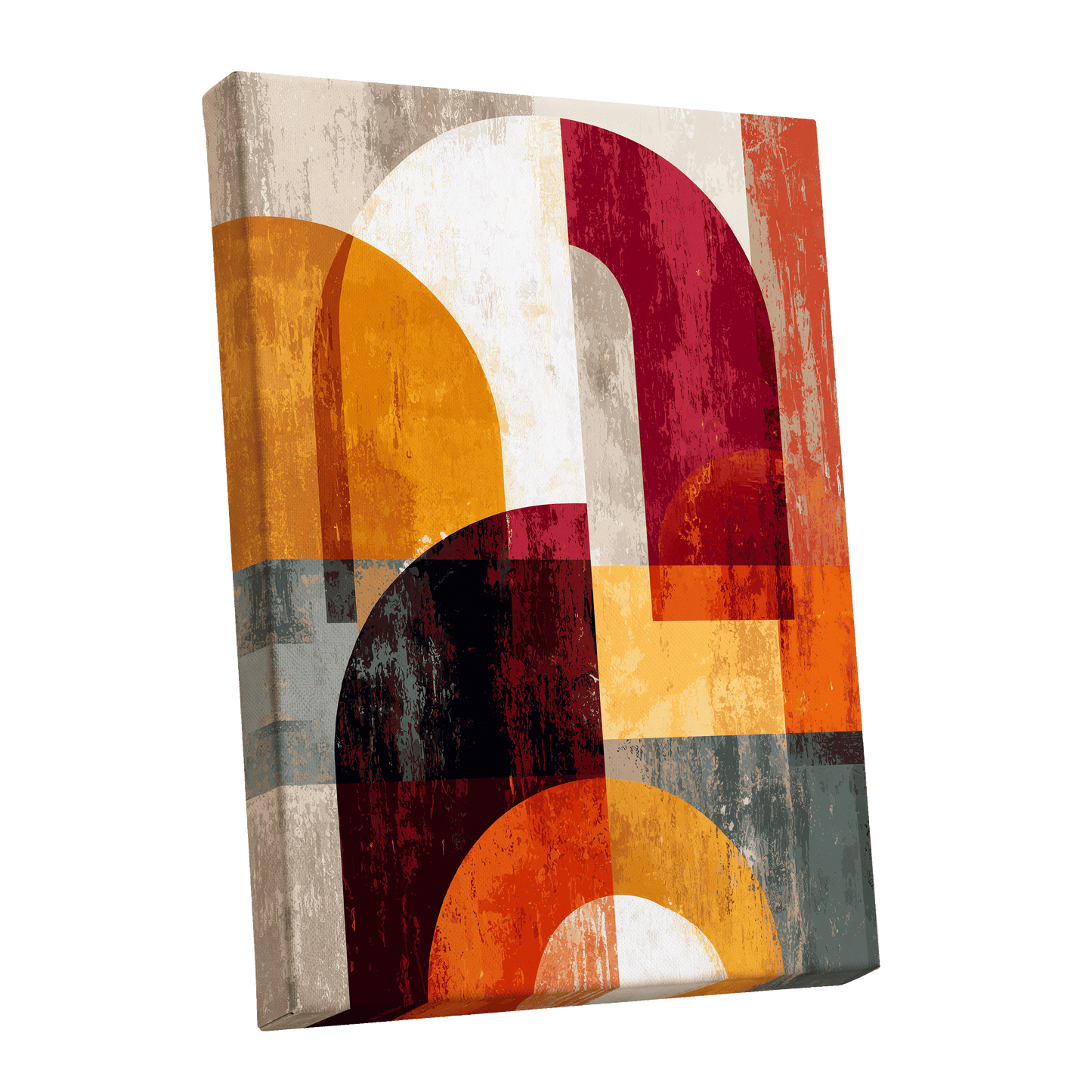 Retro Arc Symphony – stretched canvas option