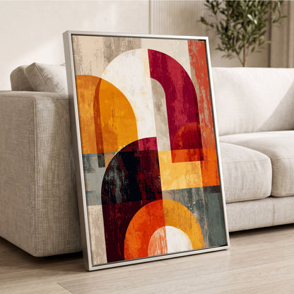 Retro Arc Symphony – wall art displayed in a styled interior, gallery view 2