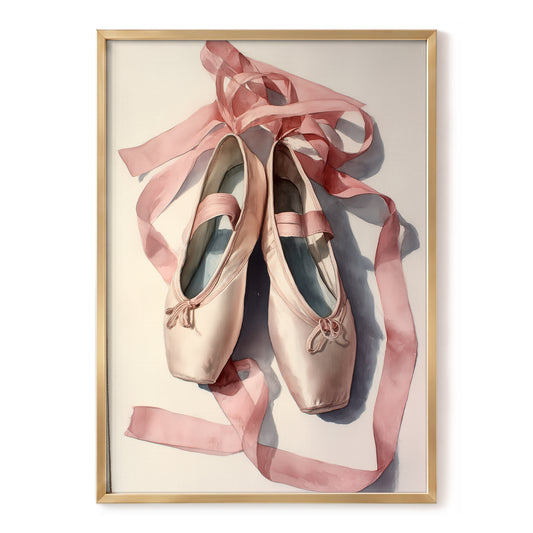 Ribbons at Rest, pink, beige, gray minimalist wall art, front artwork view