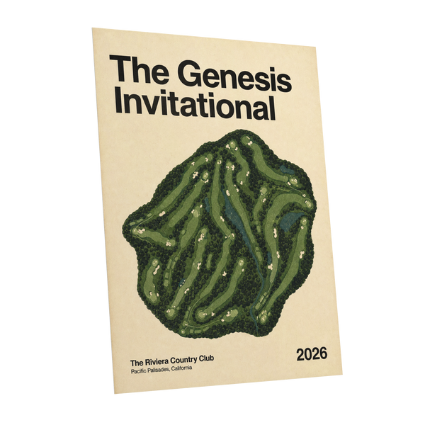 Riviera Greens 2026, green, beige, black nature wall art shown as a unframed poster wall art print