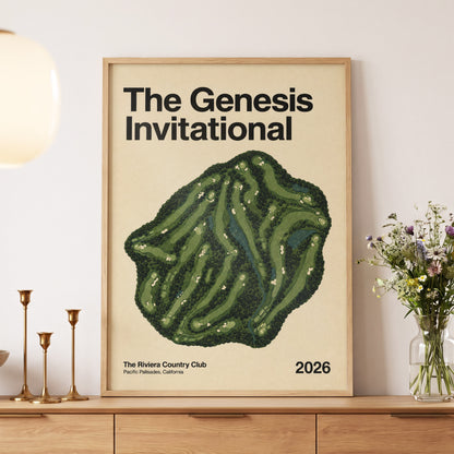 Riviera Greens 2026, green, beige, black nature wall art displayed in a styled interior, gallery view 5