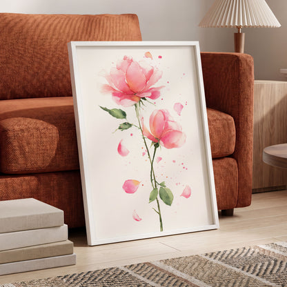 Rose Petal Reverie – wall art displayed in a styled interior, gallery view 6