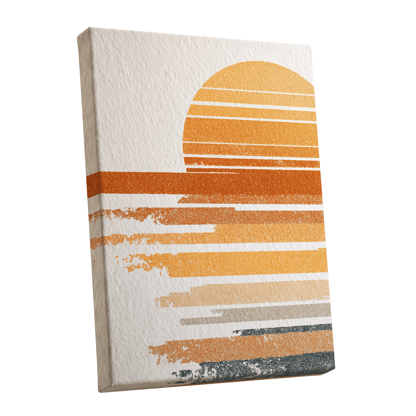 Saffron Horizon – stretched canvas option