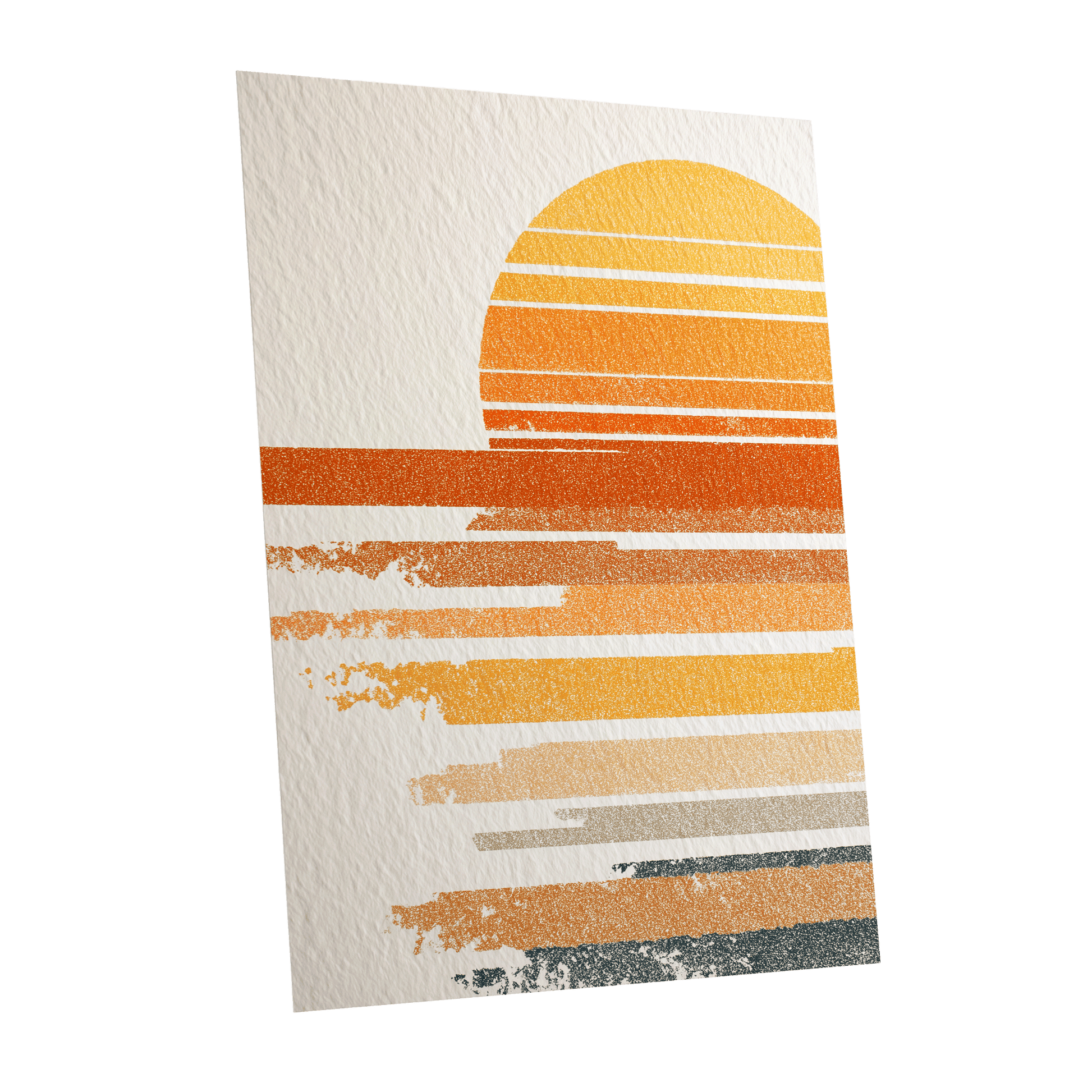 Saffron Horizon – unframed poster option