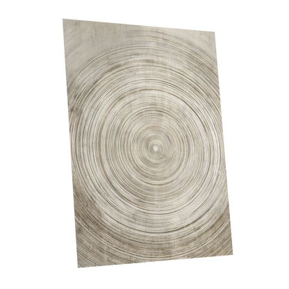 Sepia Pulse, beige, brown, white minimalist wall art shown as a unframed poster wall art print