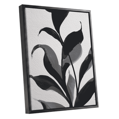 Shadowleaf Cadence – black framed canvas option