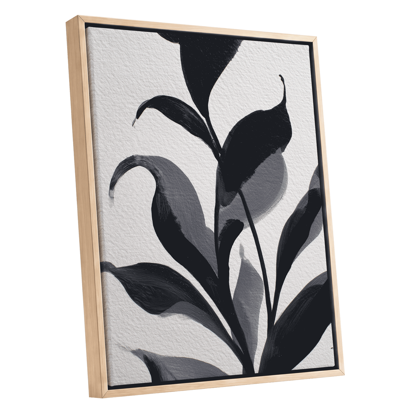 Shadowleaf Cadence – oak framed canvas option