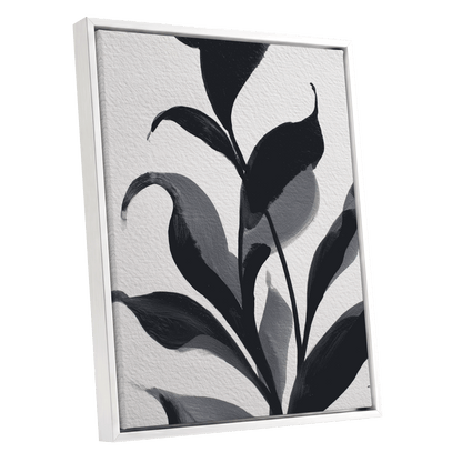Shadowleaf Cadence – white framed canvas option
