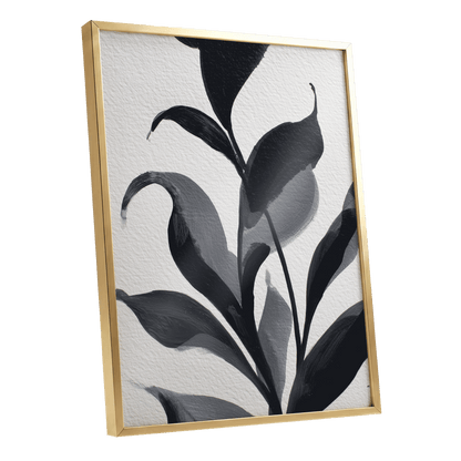 Shadowleaf Cadence – gold framed poster option