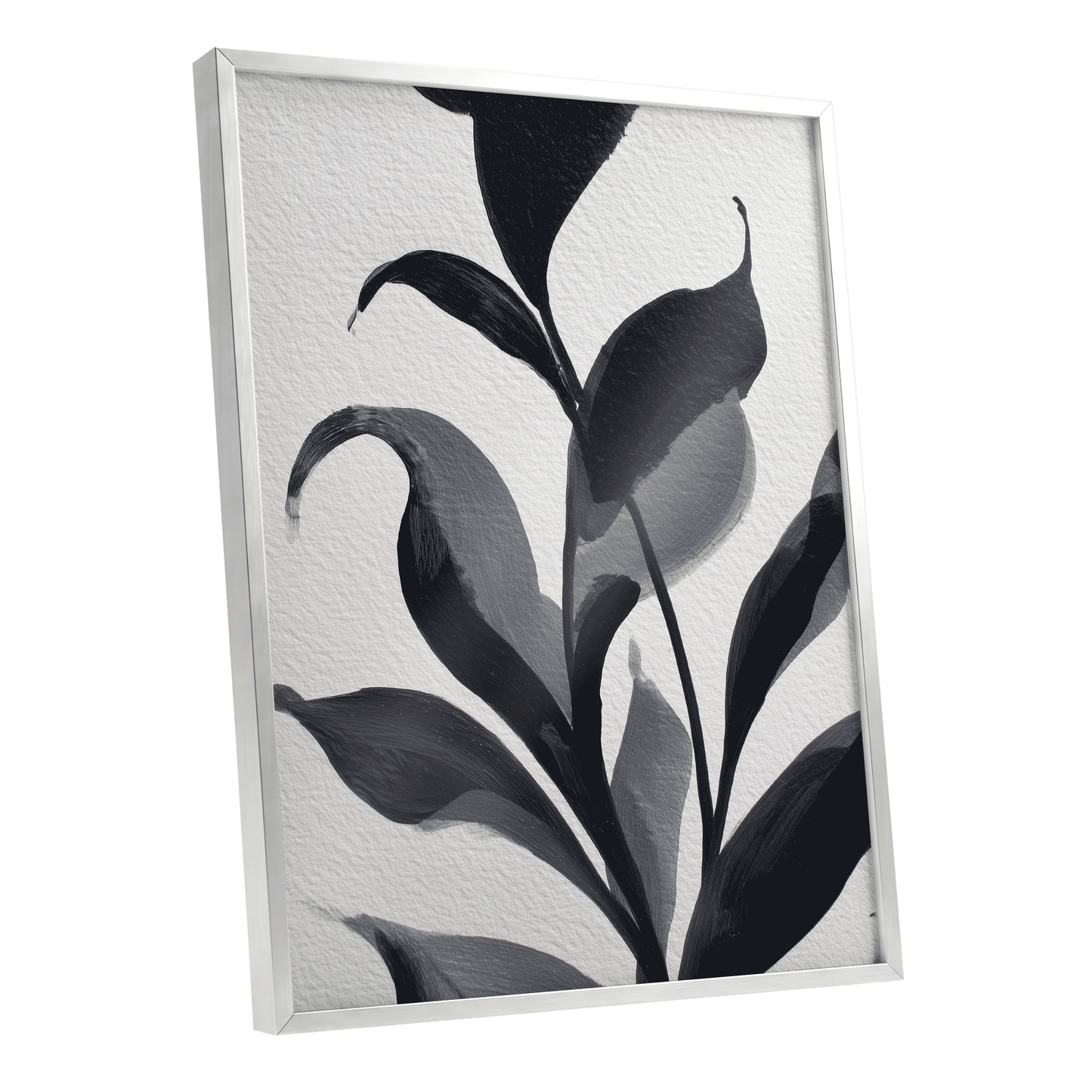 Shadowleaf Cadence – silver framed poster option