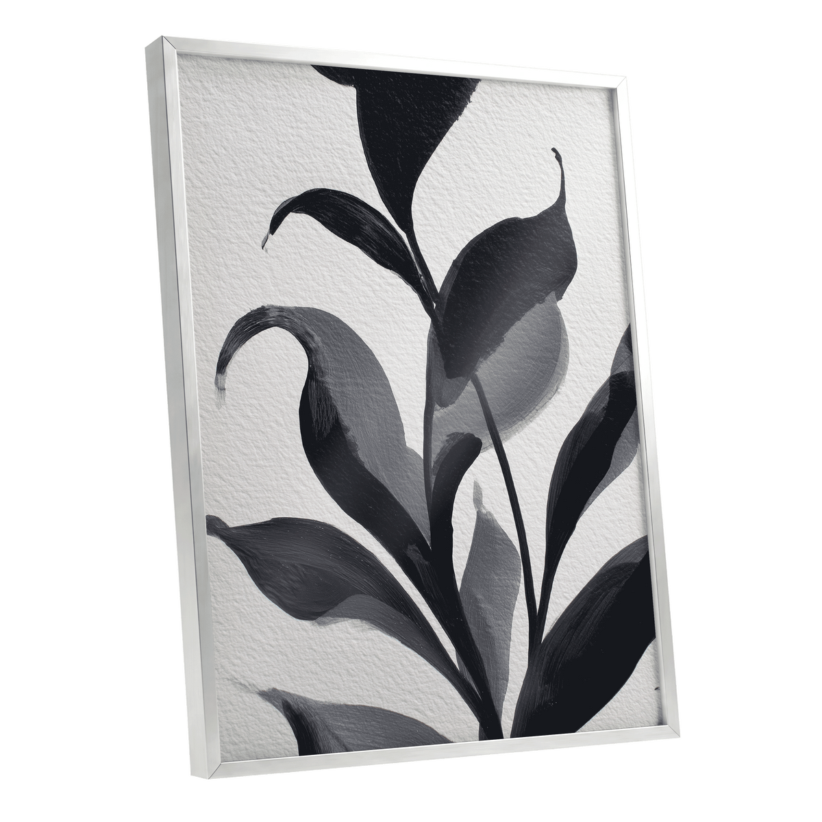 Shadowleaf Cadence – silver framed poster option