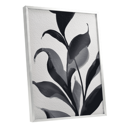 Shadowleaf Cadence – silver framed poster option