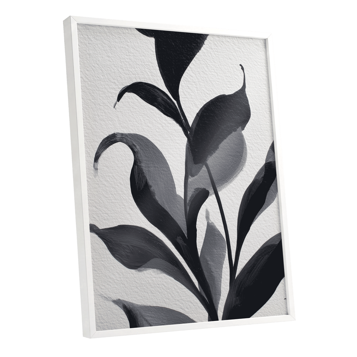 Shadowleaf Cadence – white framed poster option