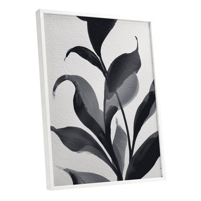 Shadowleaf Cadence – white framed poster option