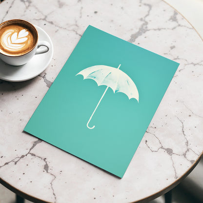 Shelter in Seafoam – wall art displayed in a styled interior, gallery view 3