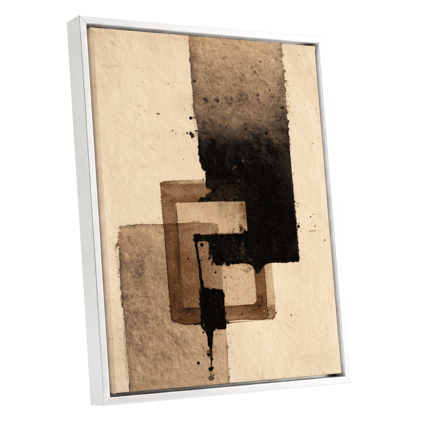 Sienna Interlock – white framed canvas option