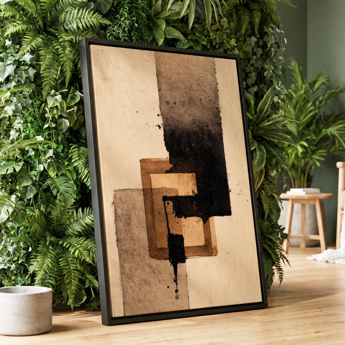 Sienna Interlock – wall art displayed in a styled interior, gallery view 1