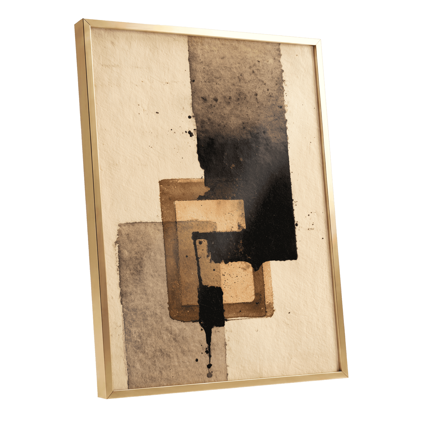 Sienna Interlock – gold framed poster option