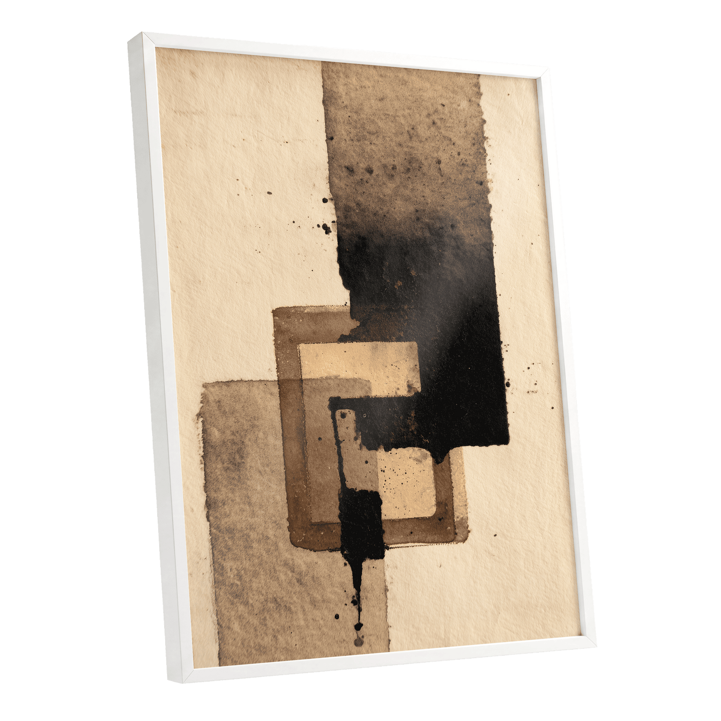 Sienna Interlock – white framed poster option