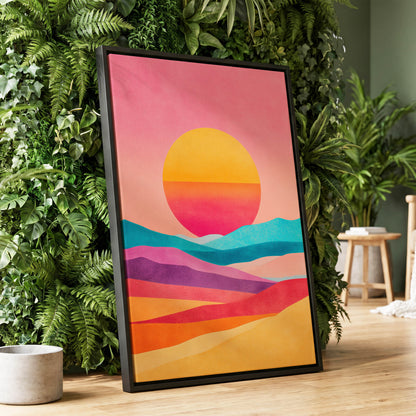 Solar Drift – wall art displayed in a styled interior, gallery view 1