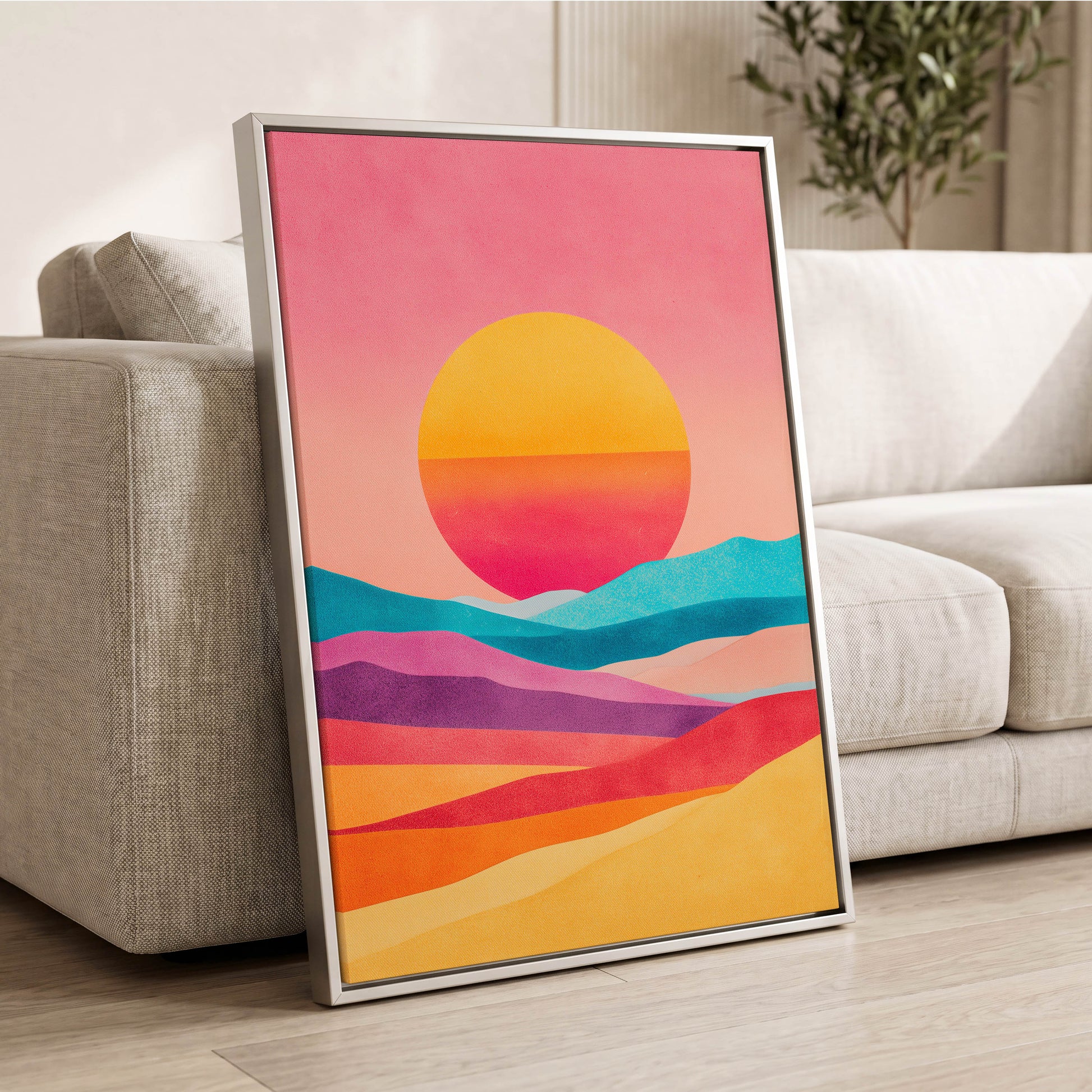 Solar Drift – wall art displayed in a styled interior, gallery view 2
