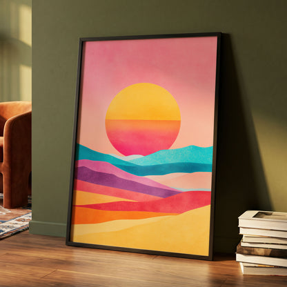 Solar Drift – wall art displayed in a styled interior, gallery view 4