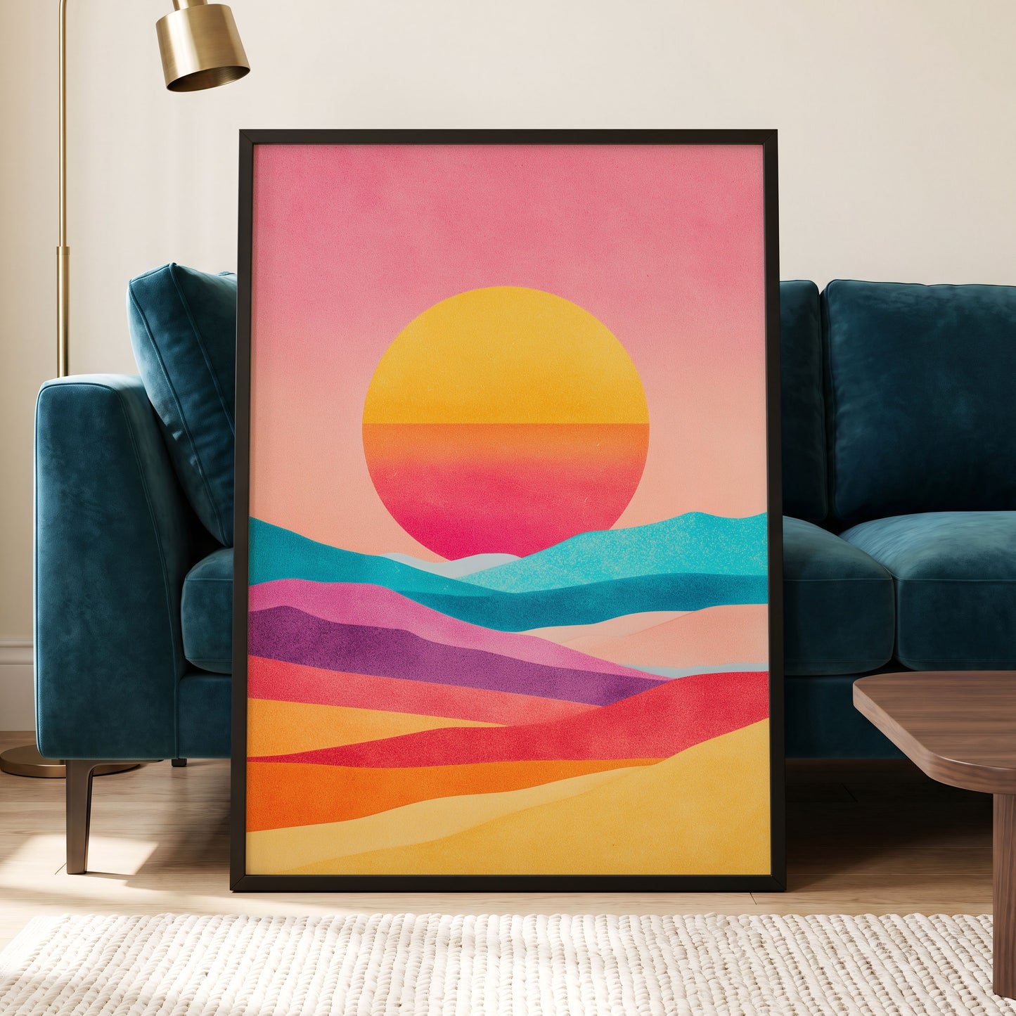 Solar Drift – wall art displayed in a styled interior, gallery view 5