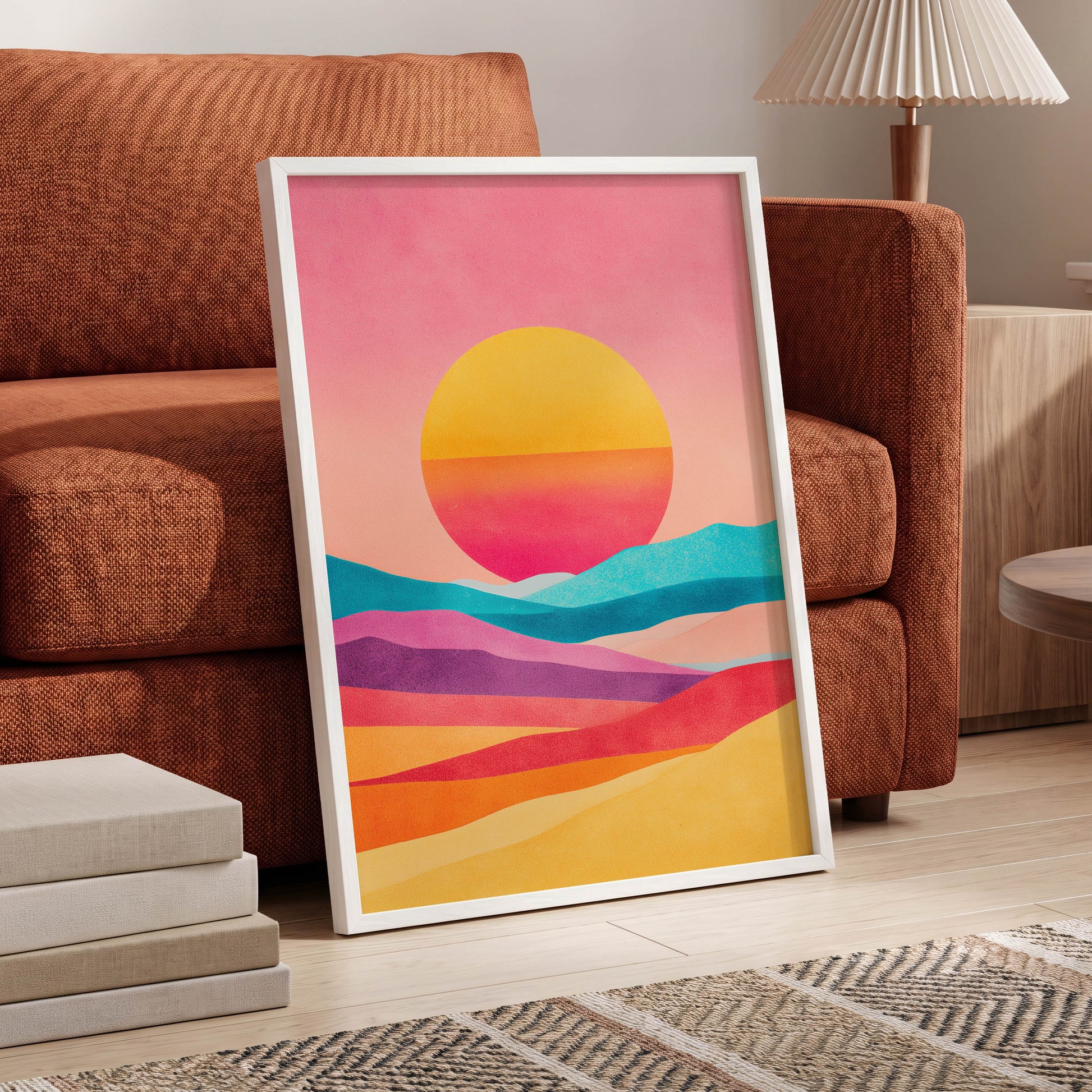 Solar Drift – wall art displayed in a styled interior, gallery view 6