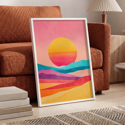 Solar Drift – wall art displayed in a styled interior, gallery view 6