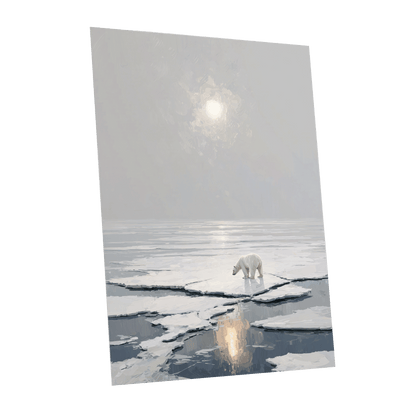 Solitary Arctic Light – unframed poster option