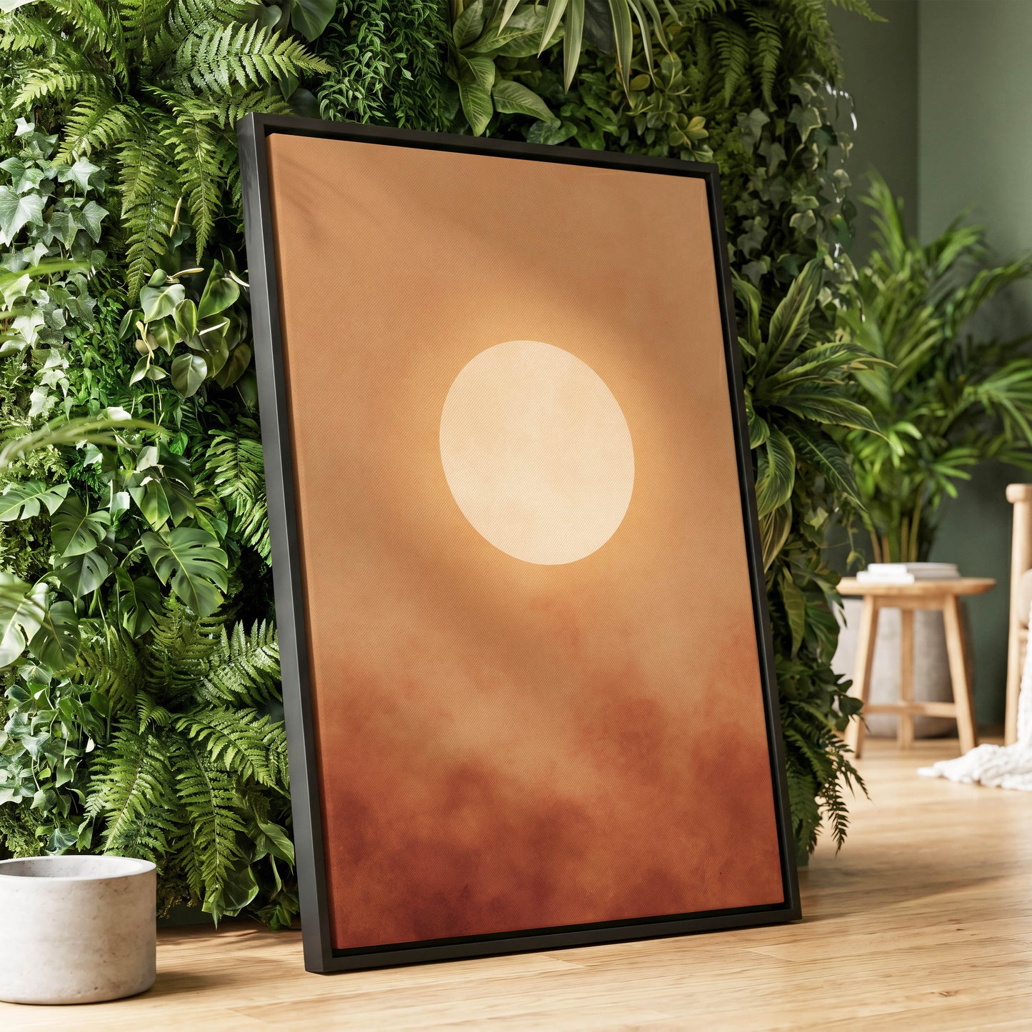 Solstice Halo – wall art displayed in a styled interior, gallery view 1