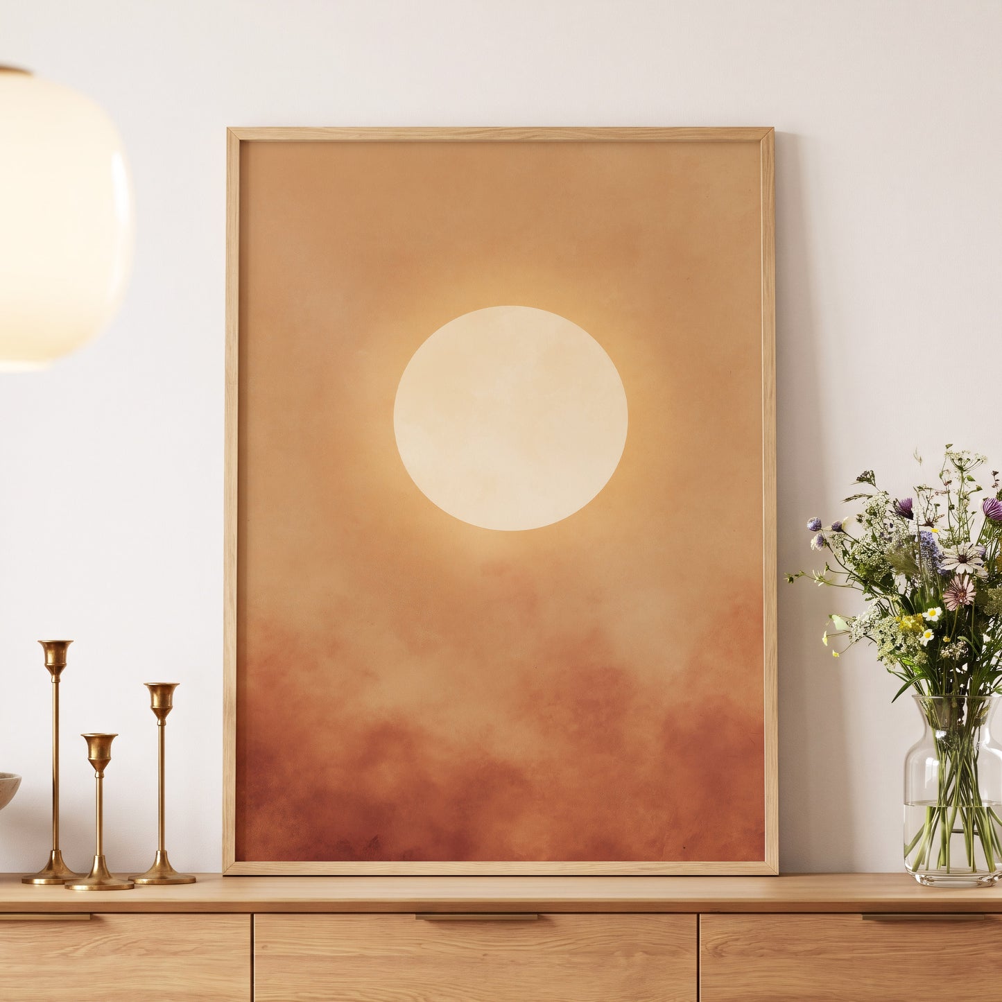 Solstice Halo – wall art displayed in a styled interior, gallery view 5