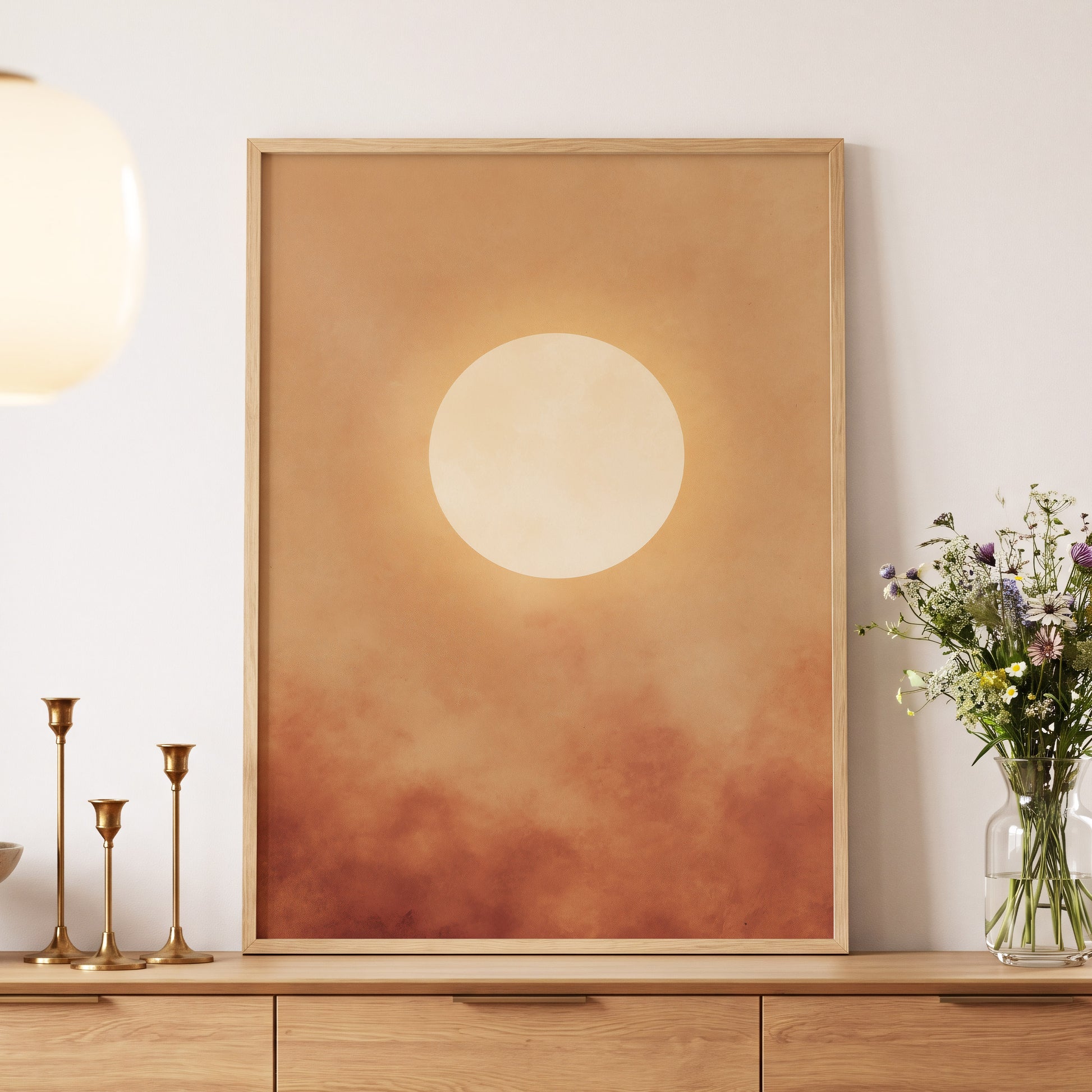 Solstice Halo – wall art displayed in a styled interior, gallery view 5