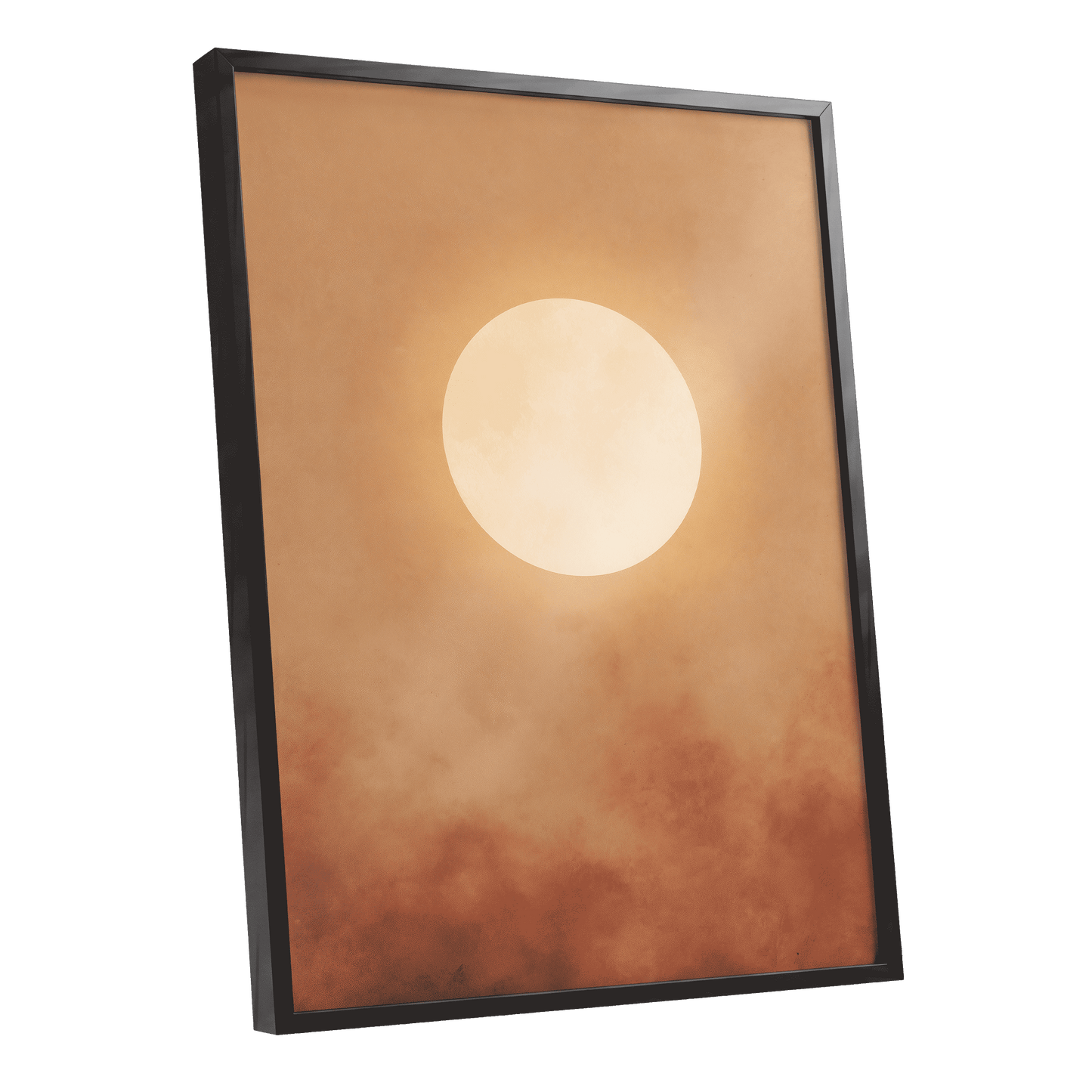 Solstice Halo – black framed poster option