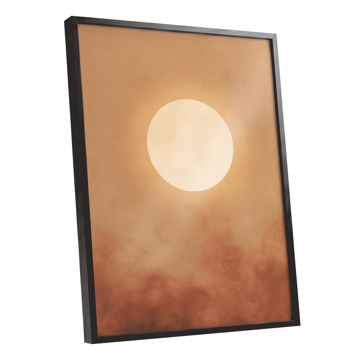 Solstice Halo – black framed poster option