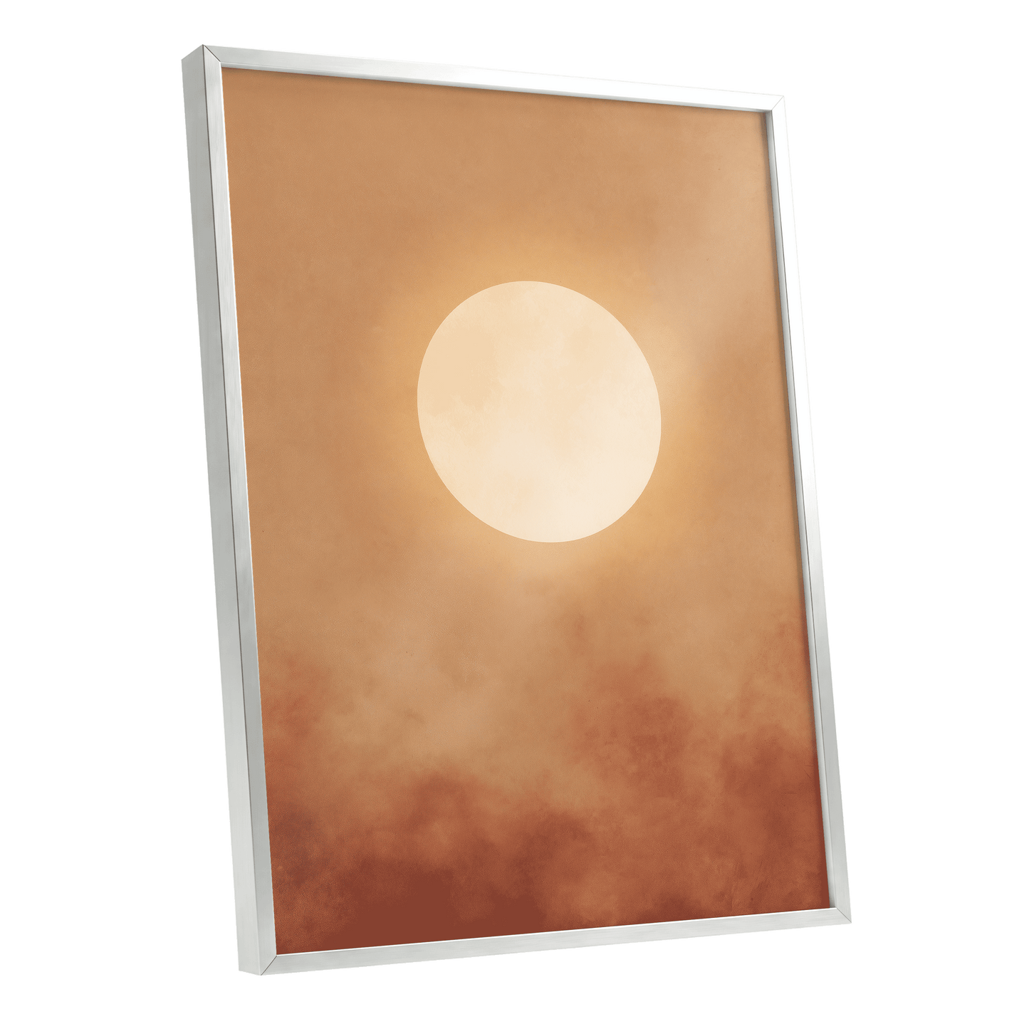 Solstice Halo – silver framed poster option