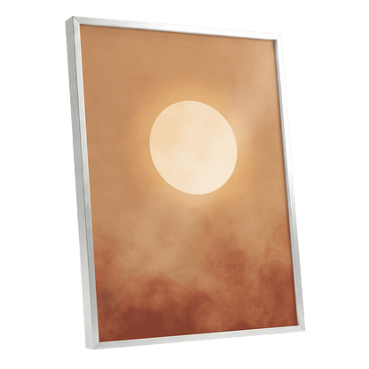 Solstice Halo – silver framed poster option