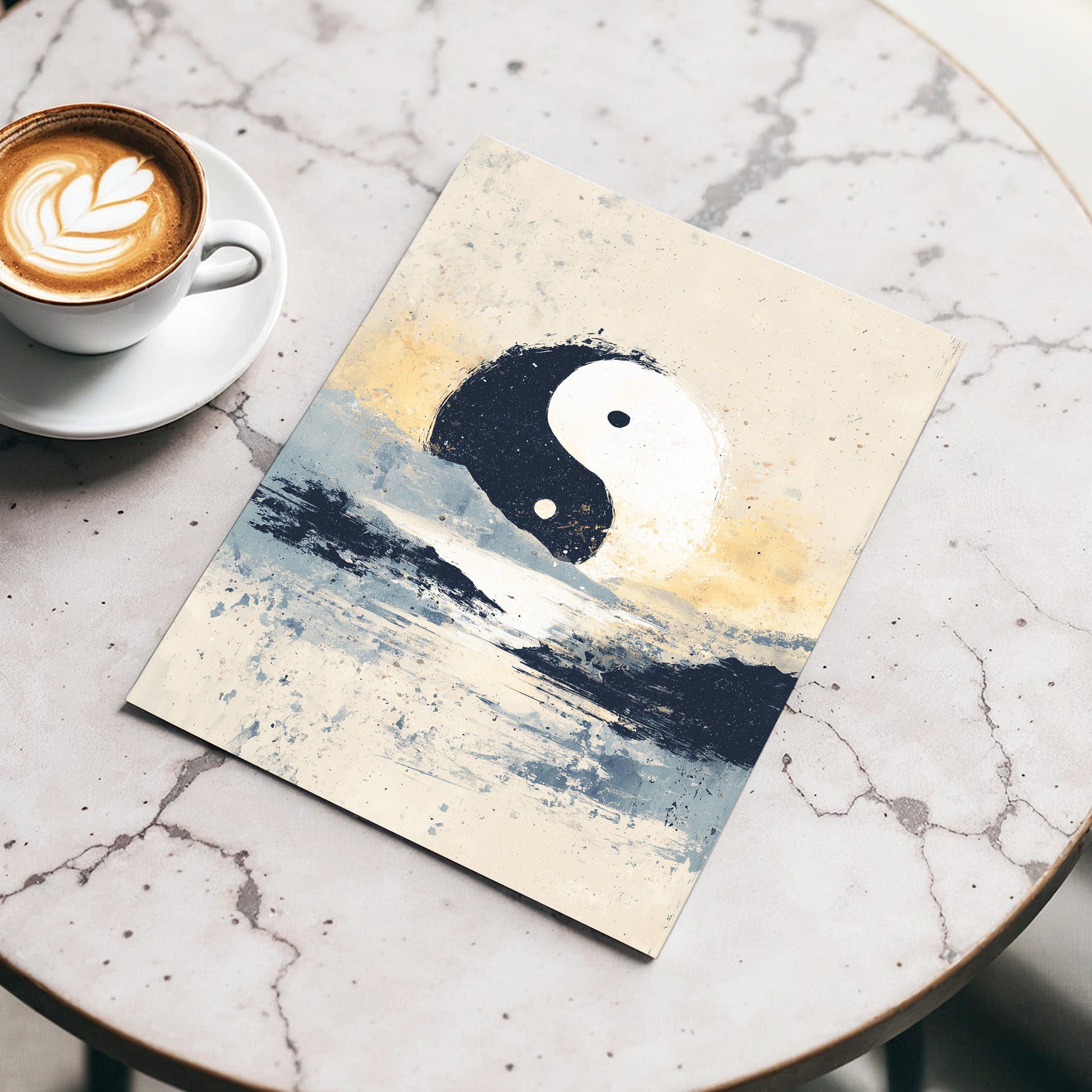 Stillness in Balance – wall art displayed in a styled interior, gallery view 3