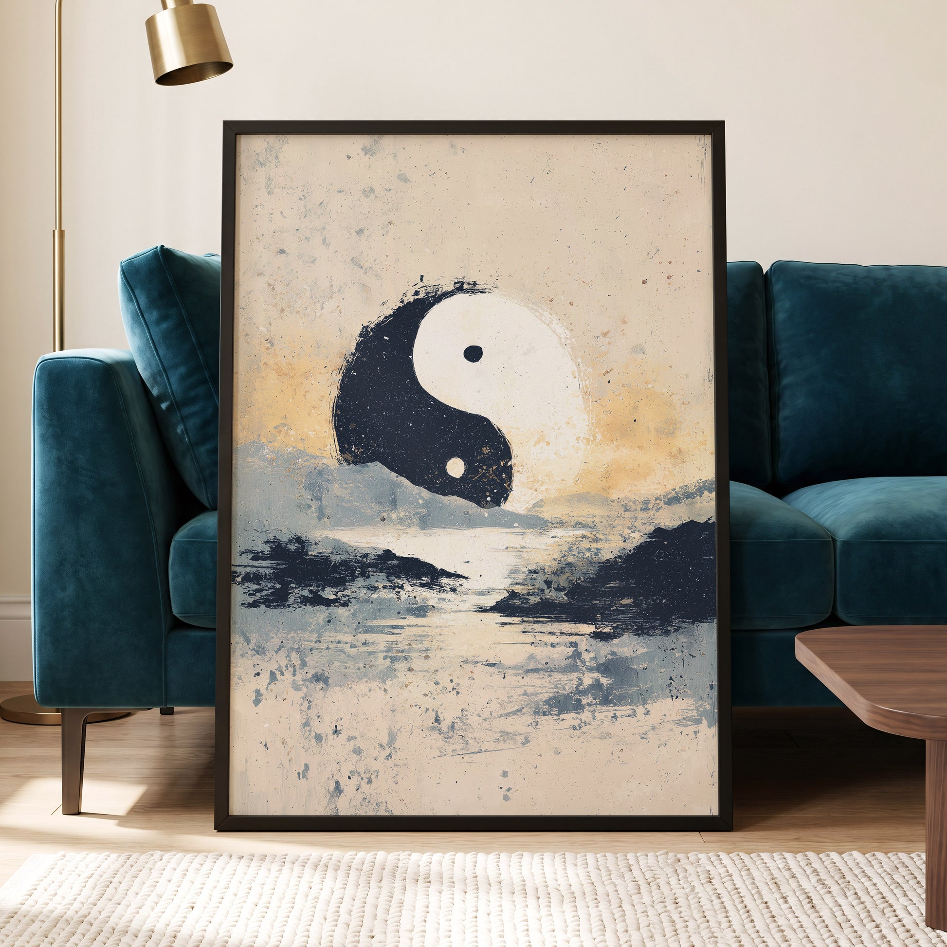 Stillness in Balance – wall art displayed in a styled interior, gallery view 6
