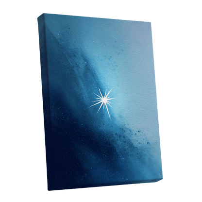 Stillpoint Star – stretched canvas option